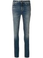 Saint Laurent Light-wash Skinny Jeans - Blue