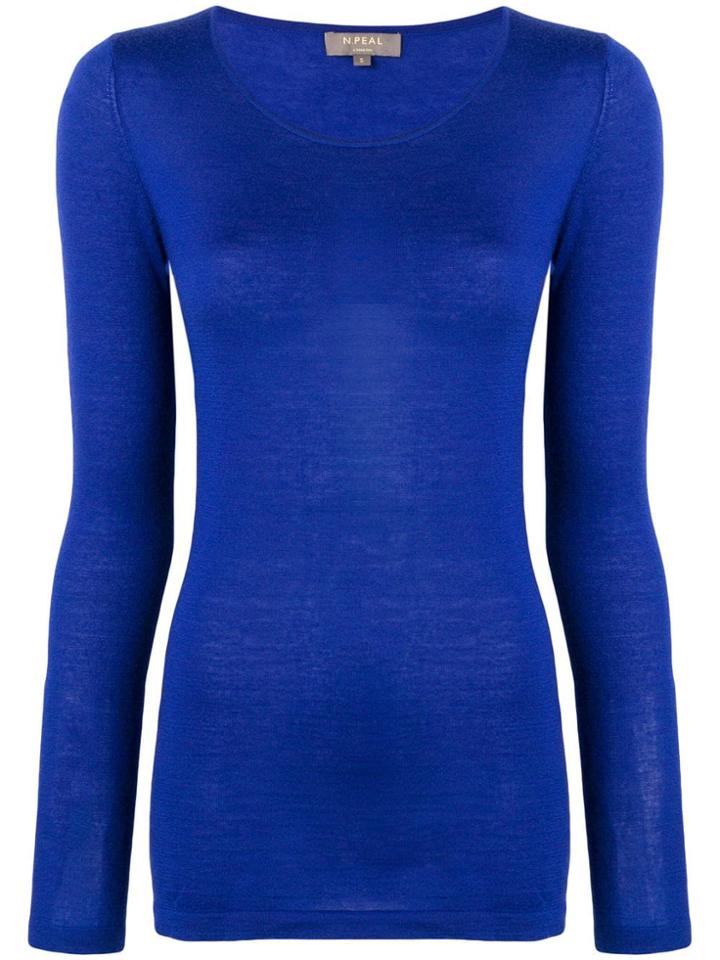 N.peal Fine Knit Jumper - Blue