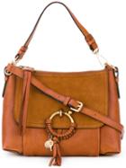 See By Chloé - 'joan' Bag - Women - Calf Leather/suede - One Size, Brown, Calf Leather/suede
