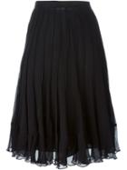 Diane Von Furstenberg 'addyson' Skirt, Women's, Size: 6, Black, Silk/polyester
