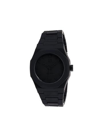 D1 Milano Monchrome Watch - Black