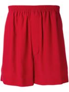 Rick Owens Loose-fit Shorts, Men's, Size: 50, Red, Silk/acetate