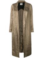 Forte Forte Open Front Coat - Brown