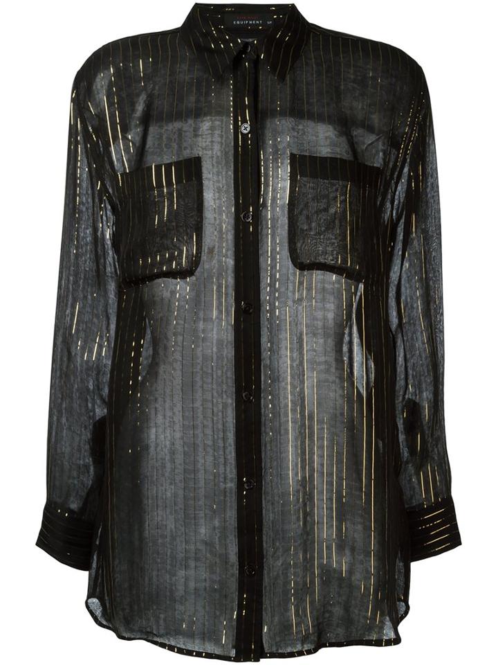 Equipment Kate Moss For Equipment Striped Shirt