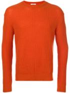 Valentino Rib Knit Sweater - Yellow & Orange
