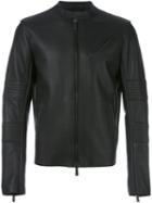 Marcelo Burlon County Of Milan Zipped Leather Jacket
