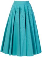 Bottega Veneta Studded Full Skirt - Blue