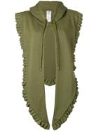 Fenty X Puma - Hoodie Shawl - Women - Cotton/polyester - One Size, Green, Cotton/polyester