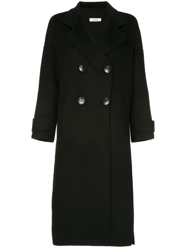 Onefifteen Double Breasted Coat - Black