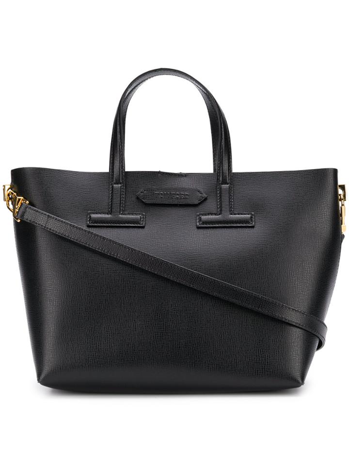 Tom Ford Textured Tote Bag - Black