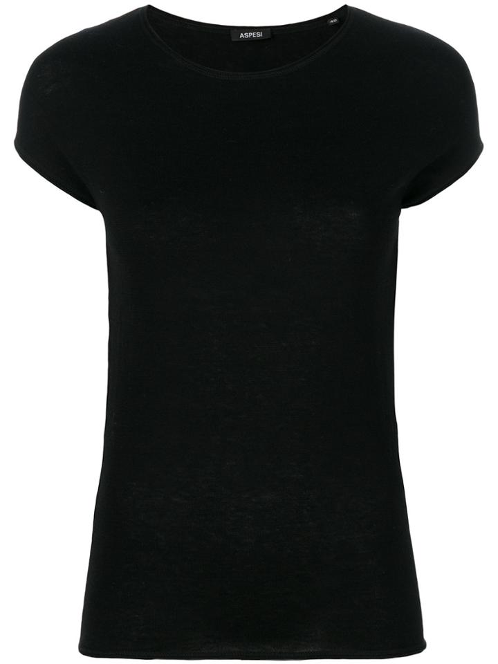 Aspesi Knit T-shirt - Black