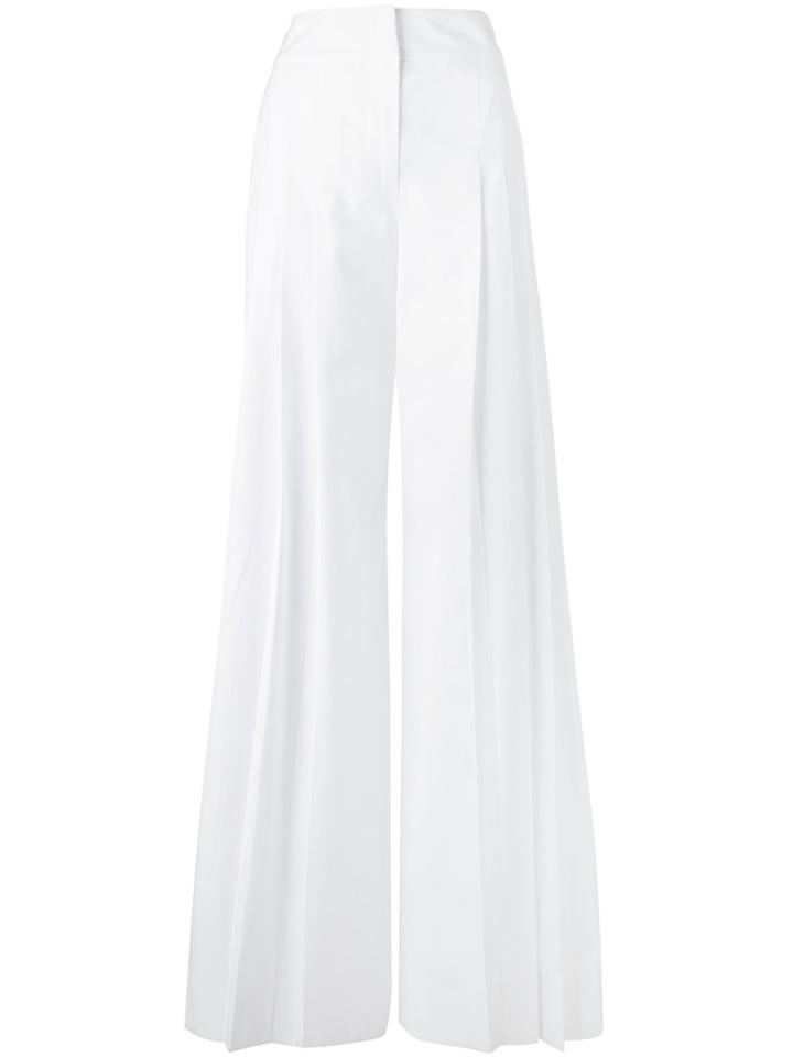 Alberta Ferretti Wide-leg Trousers - White
