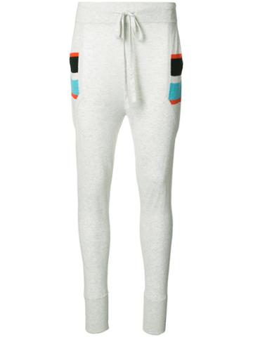 Thomas Wylde Paula Track Pants, Women's, Size: Small, Grey, Silk/cotton/viscose