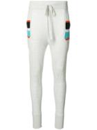 Thomas Wylde Paula Track Pants, Women's, Size: Small, Grey, Silk/cotton/viscose