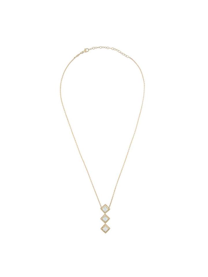 Jacquie Aiche 'triple Square' Necklace, Women's, Gold