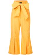 G.v.g.v. Wide Belt Cropped Trousers - Yellow & Orange