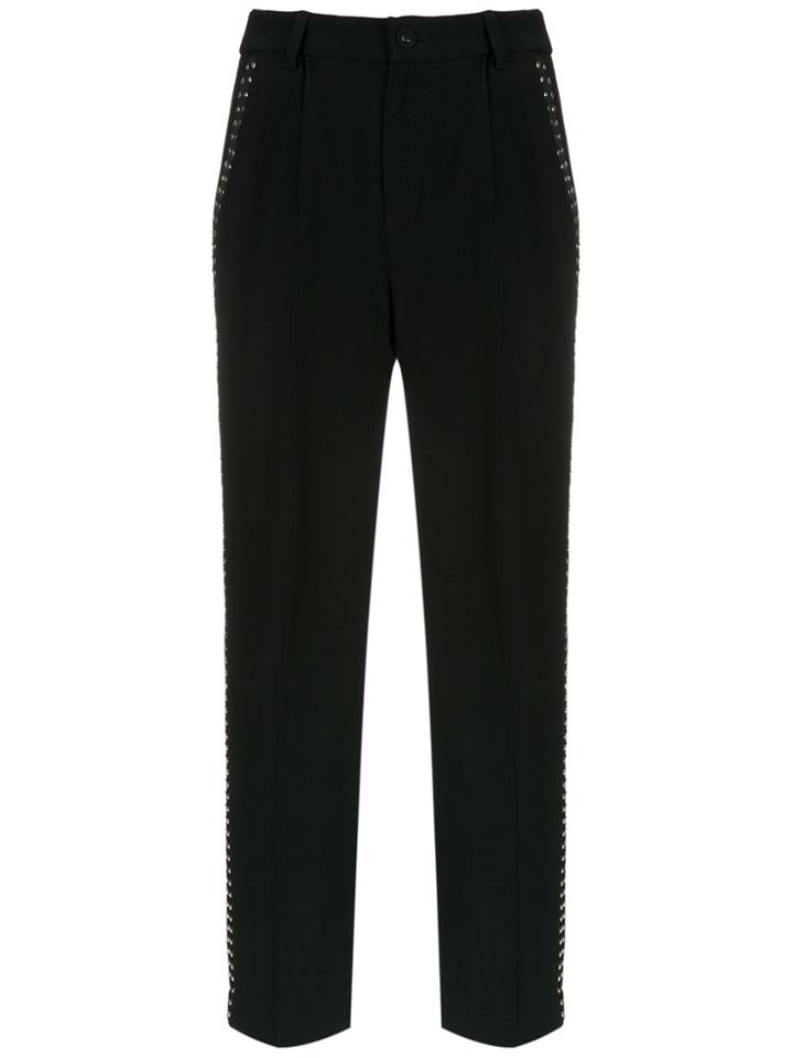 Reinaldo Lourenço Studded Trousers - Black