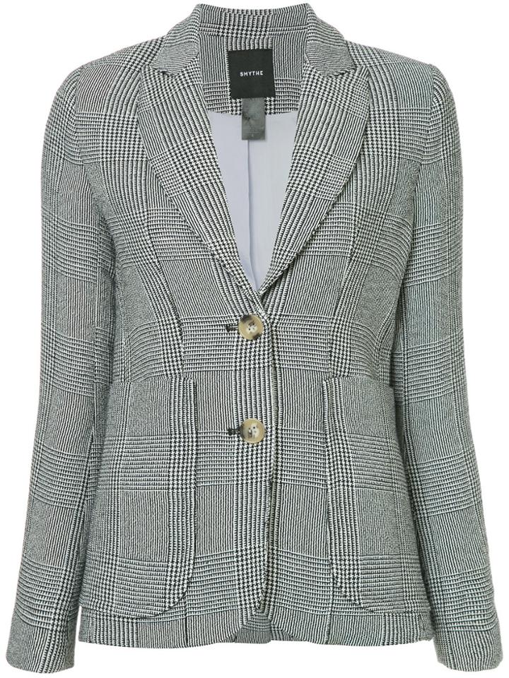 Smythe Plaid Blazer - Grey