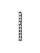 Roberto Marroni Solid Bar Diamond Earring - Metallic