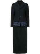 Comme Des Garçons Vintage Pinstripe Blazer And Skirt - Black