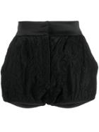 Dolce & Gabbana Silk Short Shorts - Black