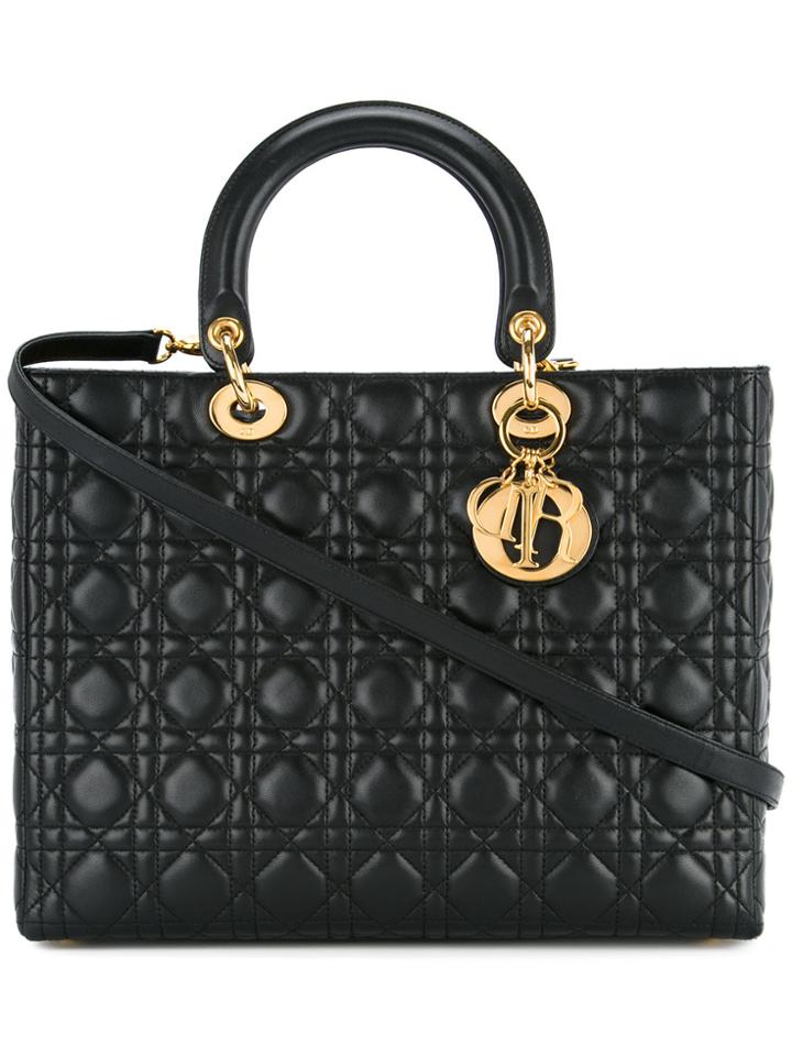 Christian Dior Vintage Lady Dior Bag - Black