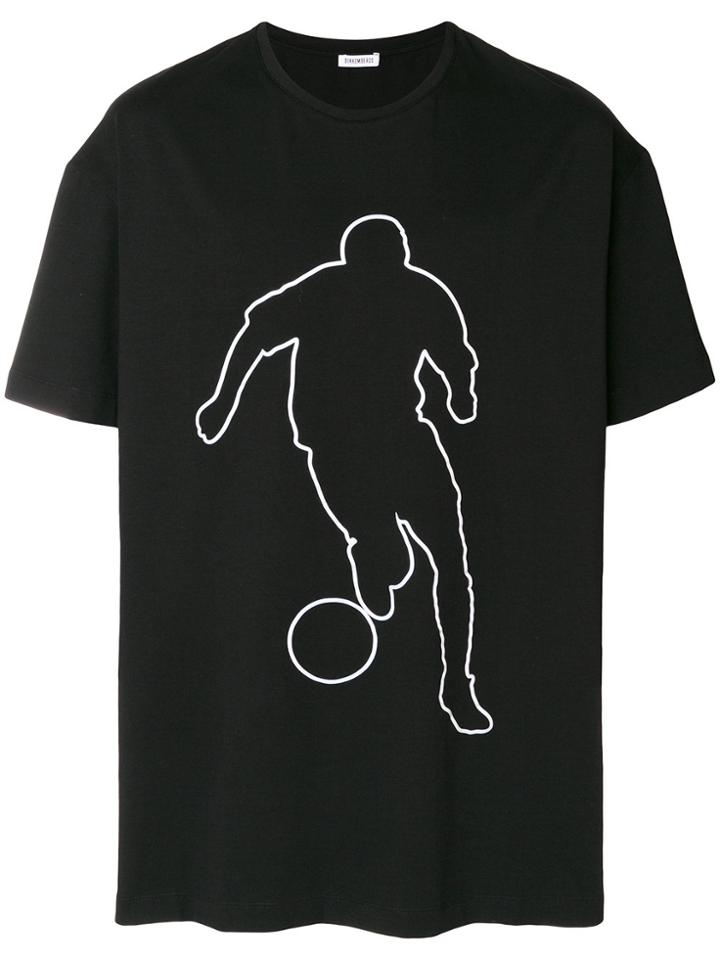 Dirk Bikkembergs Printed T-shirt - Black