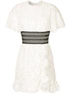 Giambattista Valli Lace Mini Dress - White
