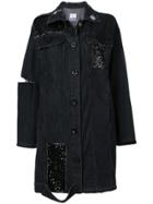Sjyp Embellished Oversized Jacket - Black