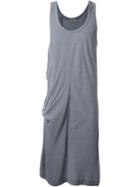 Yohji Yamamoto Oversized Vest, Men's, Size: 3, Grey, Silk/cotton
