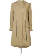 A.l.c. - Lightweight Parka Coat - Women - Cotton/viscose - 8, Brown, Cotton/viscose