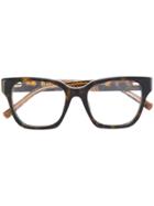 Marc Jacobs Eyewear Tortoiseshell Square Glasses - Brown