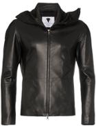 Vexed Generation Ninja Hood Leather Jacket - Black