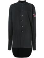 Les Animaux Oversized Shirt Dress - Black