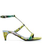 Versace Tropical Print Sandals - Multicolour