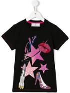 Philipp Plein Kids Atomic T-shirt, Girl's, Size: 12 Yrs, Black