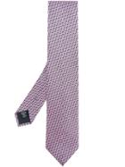 Ermenegildo Zegna Printed Styled Tie - Pink & Purple