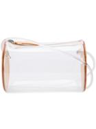 Building Block - Transparent Cross Body Bag - Women - Leather/pvc - One Size, Nude/neutrals, Leather/pvc