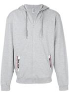 Moschino Logo Pocket Hoodie - Grey