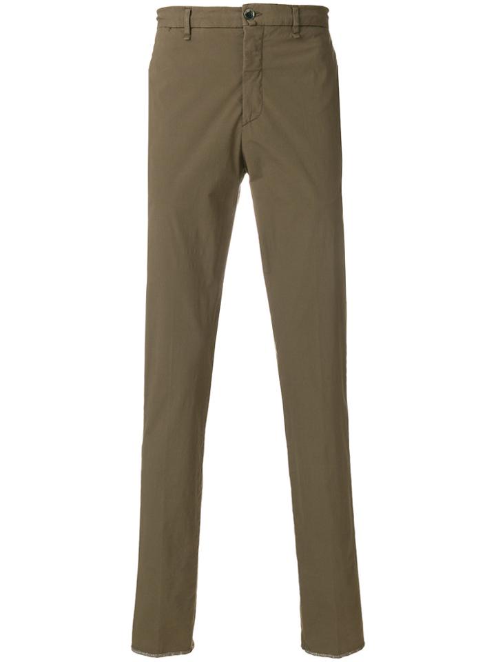 Lardini Slim Fit Chinos - Brown