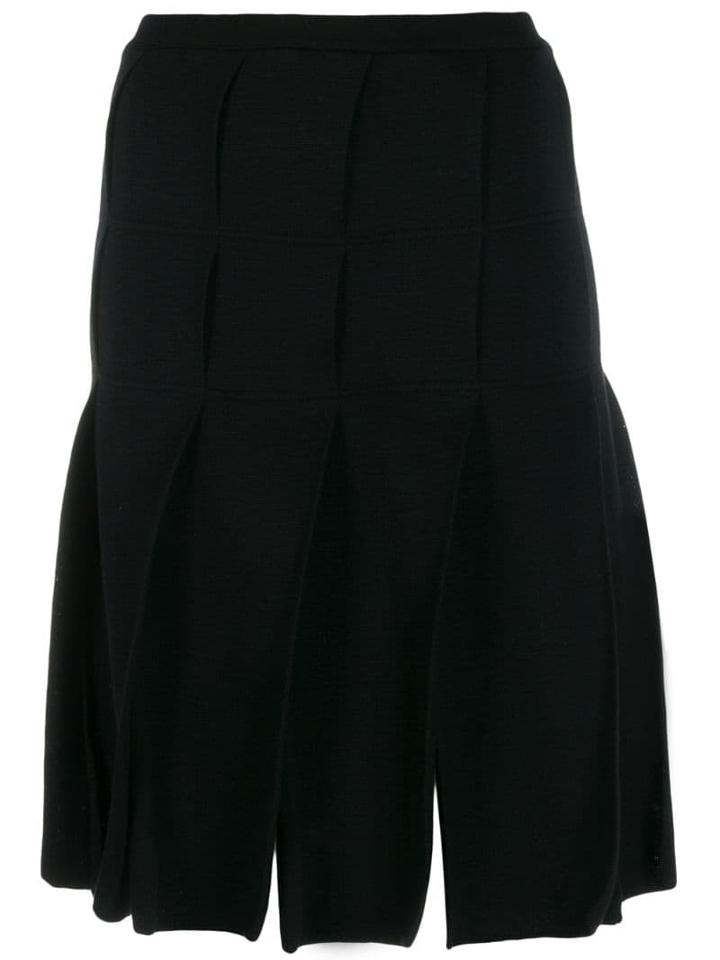 Jean Paul Gaultier Pre-owned 1980's Pleated Skirt - Black