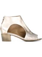 Marsèll Cut-out Metallic Ankle Sandals