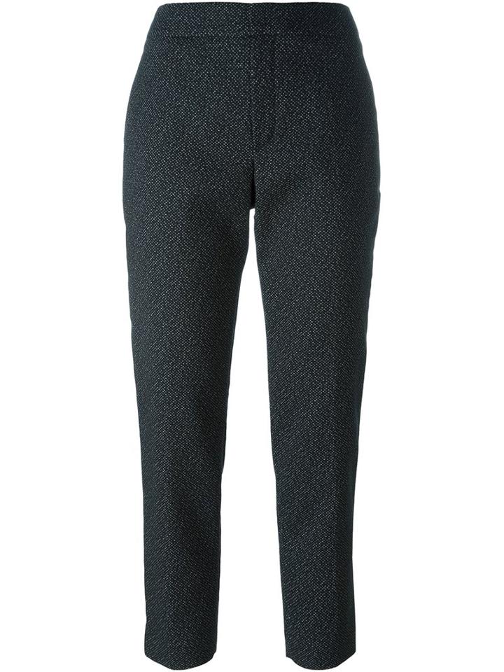 Lanvin Slim Fit Trousers, Women's, Size: 36, Black, Cotton/polyamide/spandex/elastane