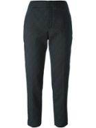 Lanvin Slim Fit Trousers, Women's, Size: 36, Black, Cotton/polyamide/spandex/elastane