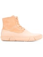 Both Covered Hi-top Sneakers - Nude & Neutrals