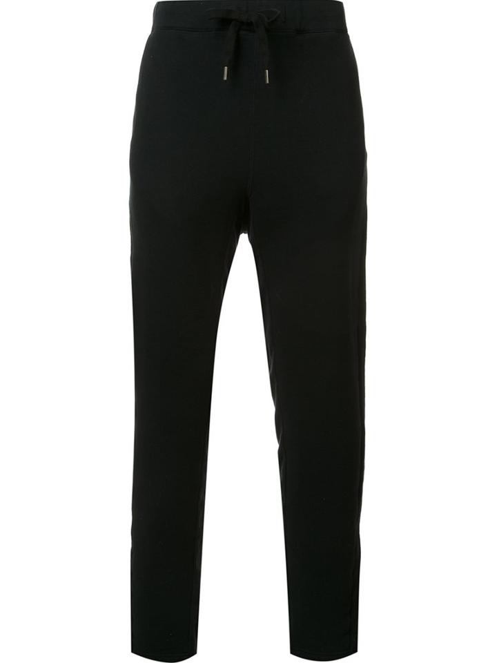 Robert Geller 'the Seconds' Track Pants, Men's, Size: Small, Black, Cotton