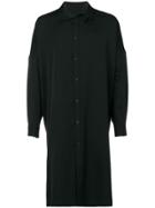 Yohji Yamamoto Long Plain Shirt - Black