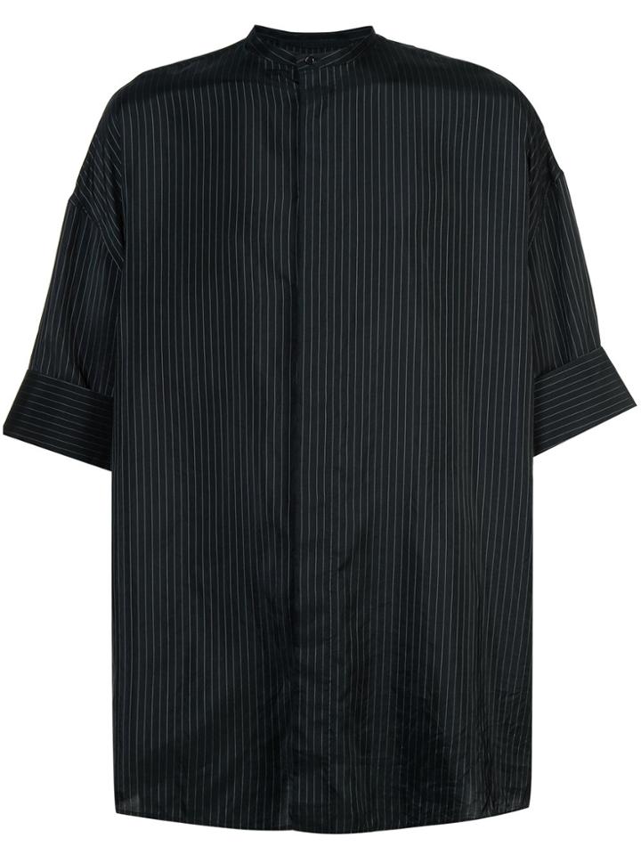 Haider Ackermann Mandarine Collar Shirt - Black