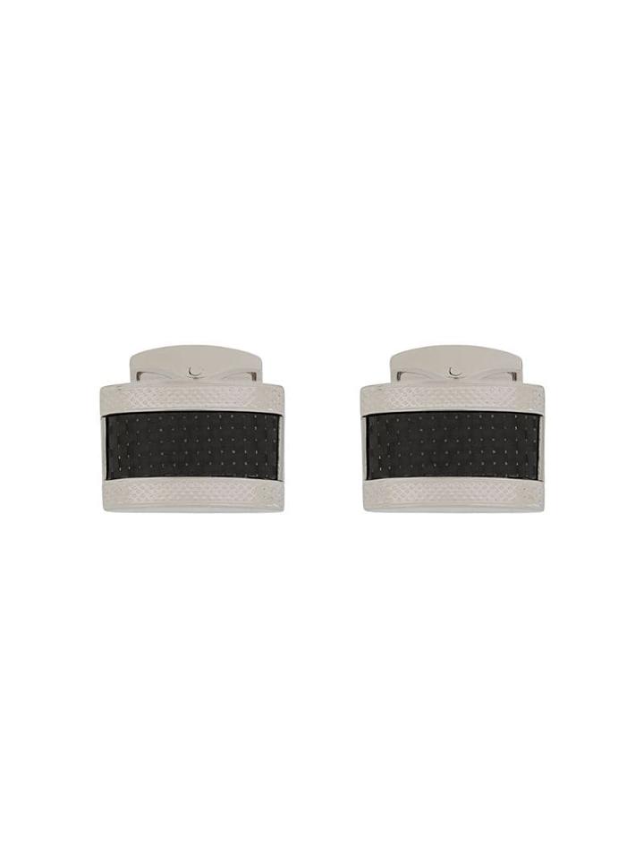 Rt By Tate Tateossian Embossed Cufflinks - Black