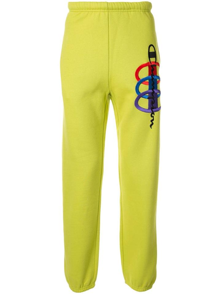 Supreme Supreme X Champion Stacked C Track Pants - Yellow